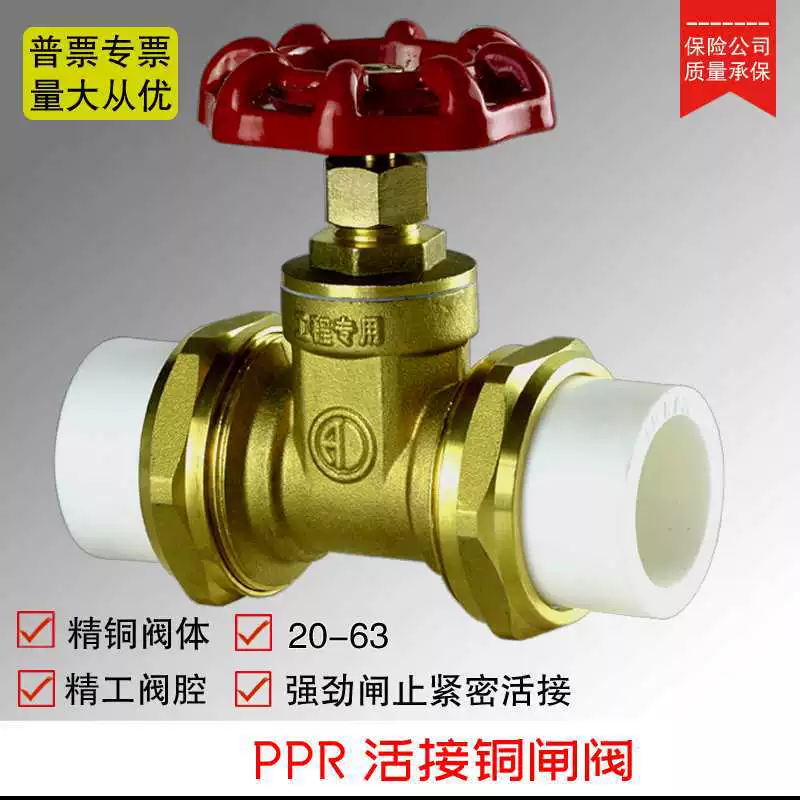 50ppr задвижка задвижка переключатель домашней водопроводной воды главный клапан водяной клапан водяной клапан главный шлюз двойной плавкой медной термоплавкой трубки
