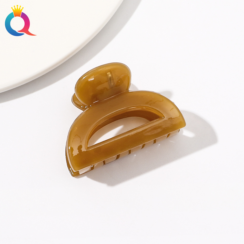 Qiyue jalea coreana pequeña horquilla clip lateral Cabeza trasera updo clip de pelo tamaño pequeño flequillo clip accesorios para el cabello tocado al por mayor