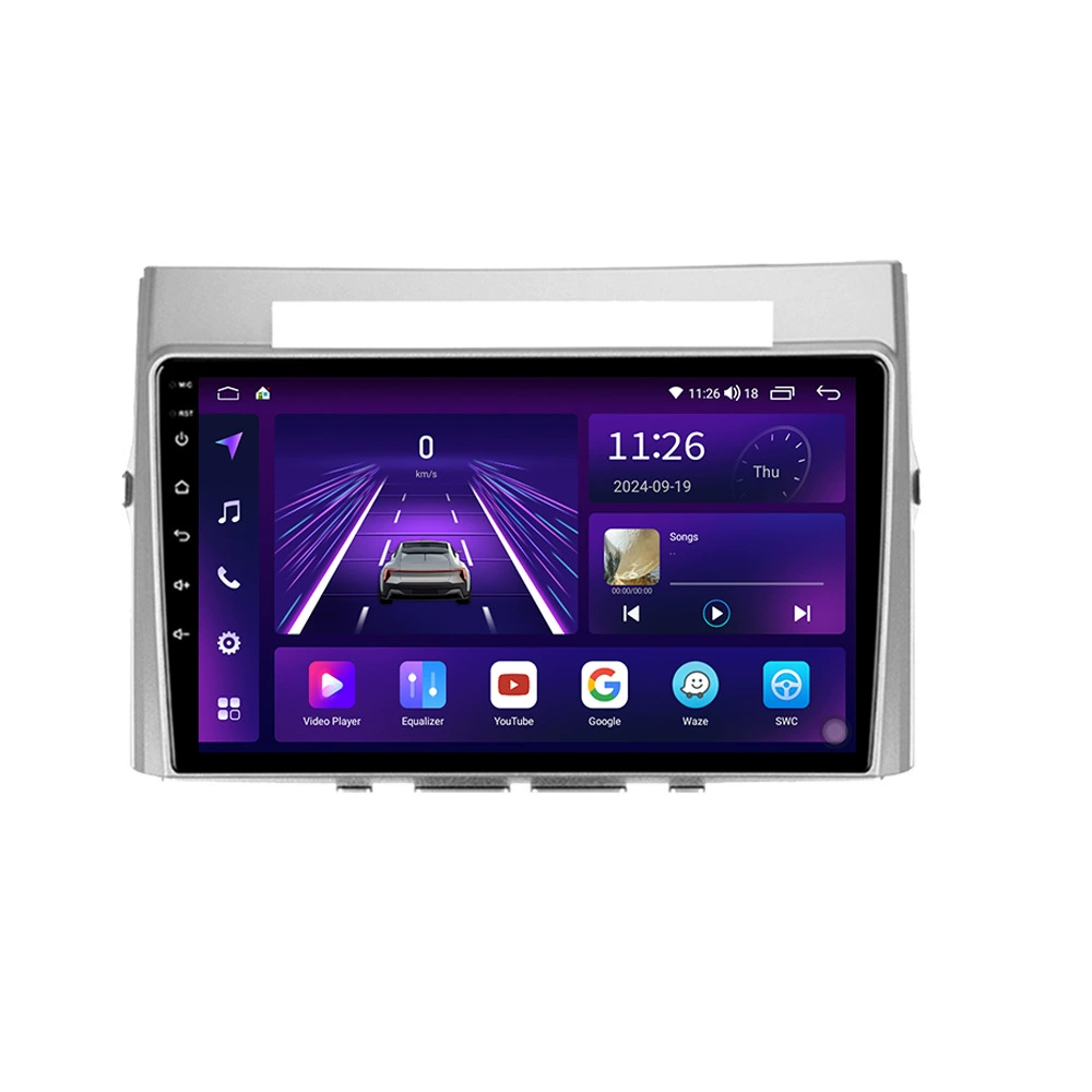 9-inch Android smart display central control modified GPS navigator suitable for 04-09 Toyota Verso