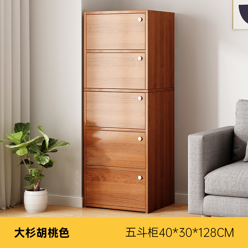 Pecho de cajones dormitorio simple moderno armario sala de estar pared hogar cajón de almacenamiento de gabinete