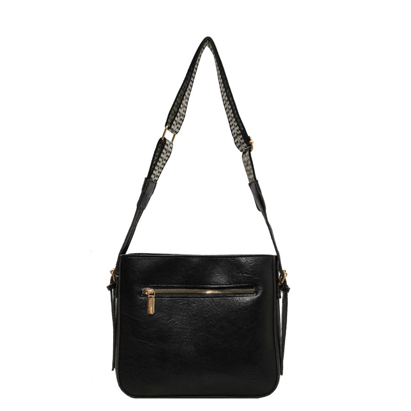 Bolsa de moda de alta calidad para mujeres 2023 nuevo invierno retro versátil cubo bolsa estilo coreano nicho bolso de hombro