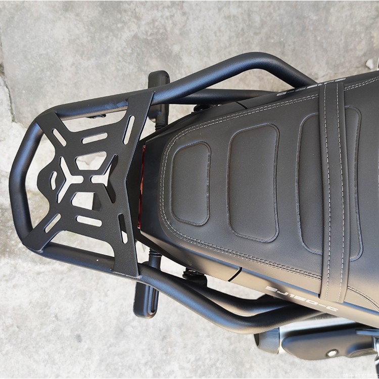 Suitable for Young Lion 250Bj Rear Shelf Tail Box Rack Trunk Rack 150 Rear Clothes Hanger Young Lion 500 Bumper Modification