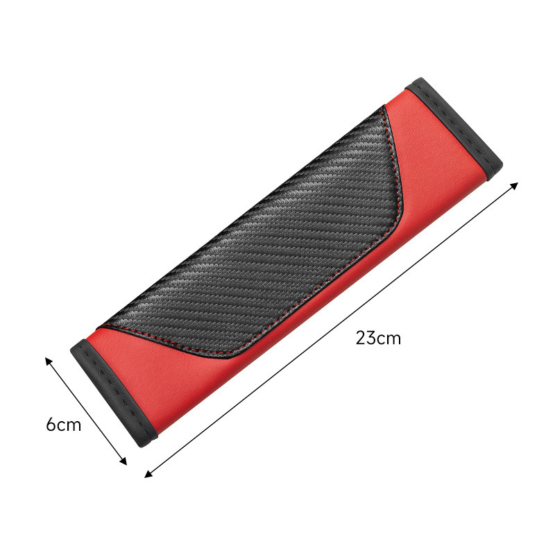 Carbon fiber car seat belt shoulder pad advanced sense car shoulder pad seat belt protective cover car supplies