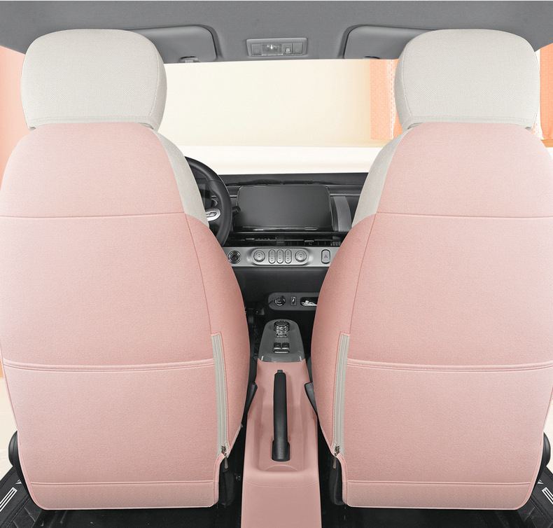 Chang'an glutinous corn Lumin linen car seat cushion all-inclusive cotton and linen cartoon cute goddess Four Seasons seat cover wholesale