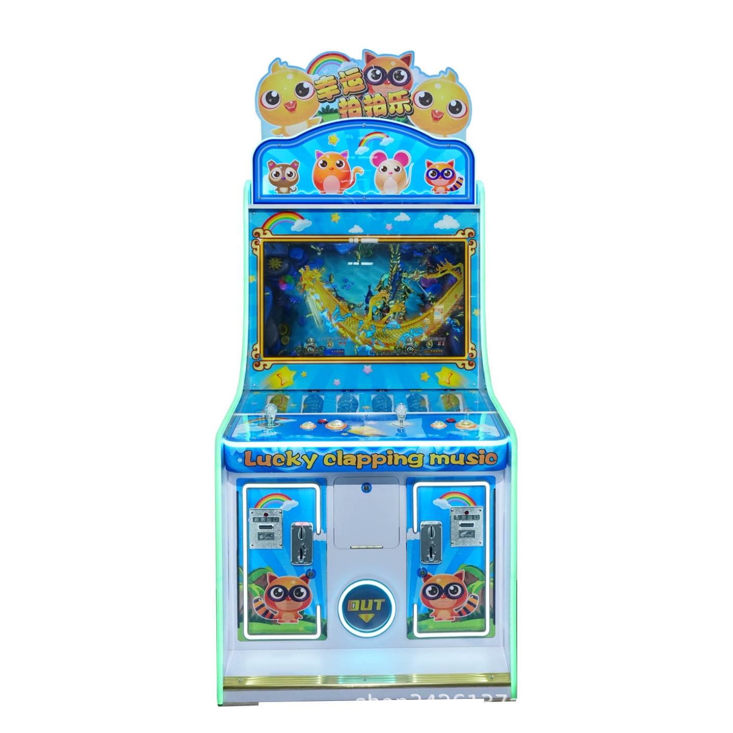 Lucky batte Le Wen juegos de regalos sala de juegos comerciales equipos de juegos de videojuegos indoor doble máquina de juegos de pesca al por mayor image 6