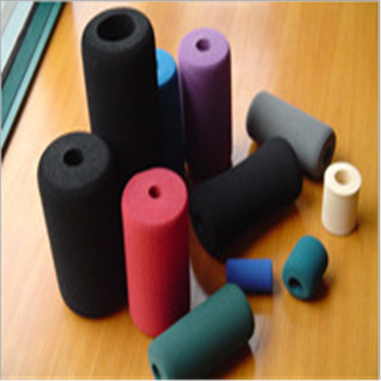 NBR泡棉运动器材光面护套管 eva橡塑防护海绵磨面发泡阻燃手把套