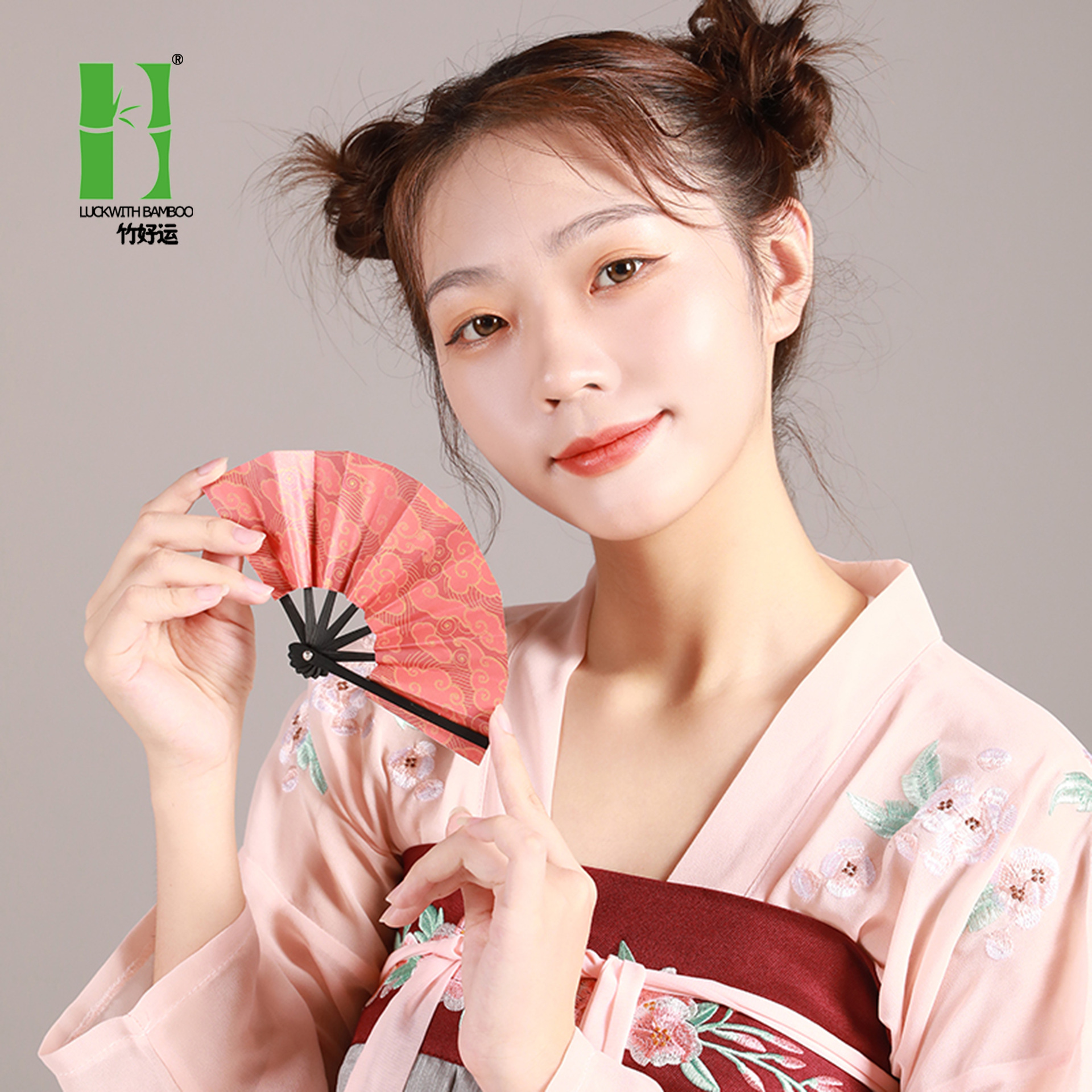 Estilo nacional de bambú Xuan papel ventilador en blanco pintura plegable ventilador para estudiantes danza ventilador muñeca ventilador han Ropa Accesorios ventilador estilo antiguo estilo