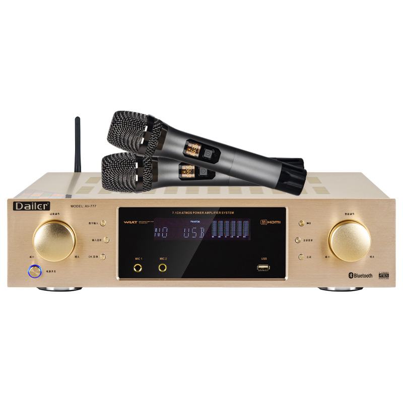 Dailer Home 7,1 amplificador de sonido panorámico DTS home theater AC-3 Dolby Surround 8K HD amplificador