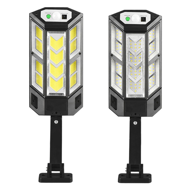 Lámpara de pared solar del hogar transfronterizo lámpara de jardín impermeable al aire libre lámpara de garaje lámpara de iluminación rural de inducción del cuerpo humano