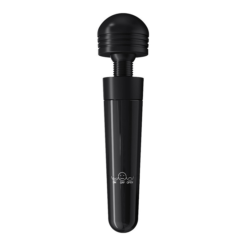 Palm-Sized Mini Vibrating Anal Plug Prostate Massager, Black ABS, Button Control — detail image 6