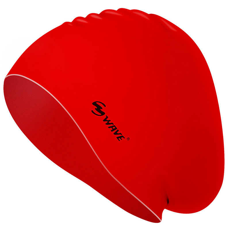 WAVE directo de fábrica gorro de natación moda impermeable silicona deportes adultos Pelo Largo unisex protección auditiva gorro de natación