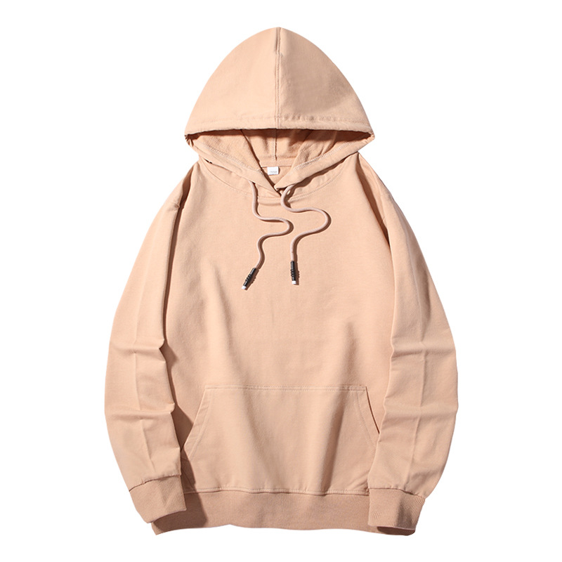 Women's Men's Hoodie Long Sleeve Unisex Hoodies Pocket Casual Simple Style Solid Color display picture 1