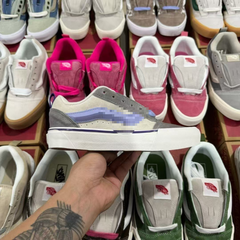 Imran Potato Dragon Fruit Powder New Style Thick Tongue Canvas Loafers for Men and Women Low-Top Knu Sneakers V