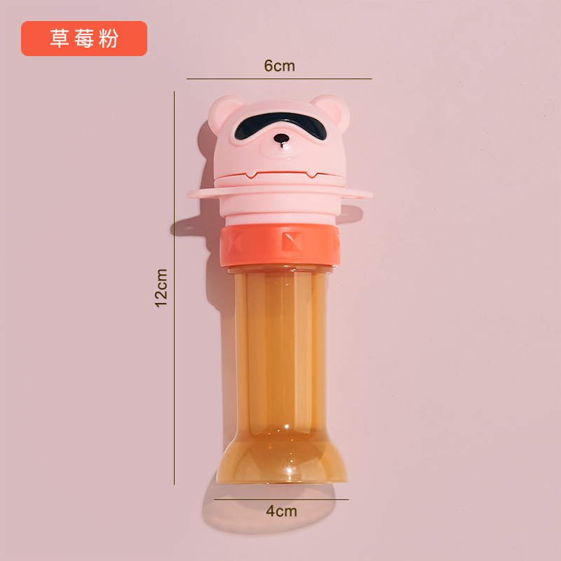 Beber taza de paja de dibujos animados taza tritan material bebé beber vientre grande taza niños beber taza estudiante taza