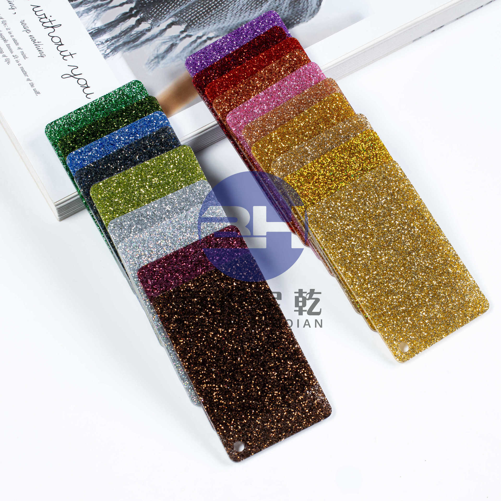 厂家亚克力板葱粉金葱珠光板有机玻璃切割激光粘合抛光雕刻印刷