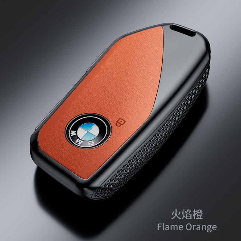 Suitable for New Bmw Key Cover X1/x2/x3/320li/5 Series/3 Series/7 Series/525li Nappa Pattern Fashion Case