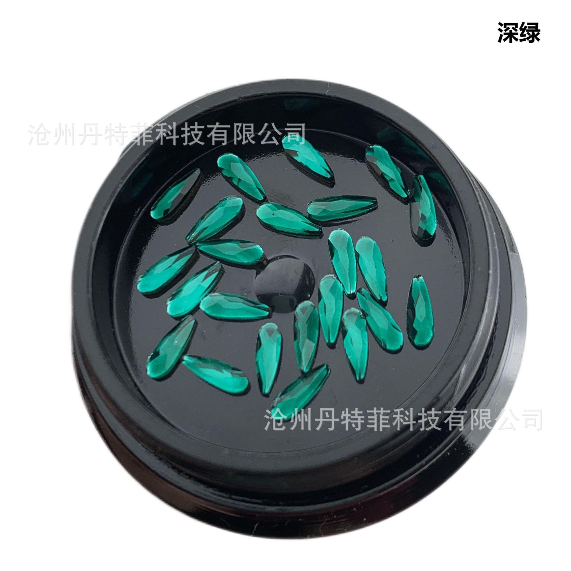 Productos de comercio exterior 2.6 * 8mm dientes de goteo de agua a granel dientes de dientes de dientes de dientes de semillas de melón goteo de agua bolsa de taladro inferior plano