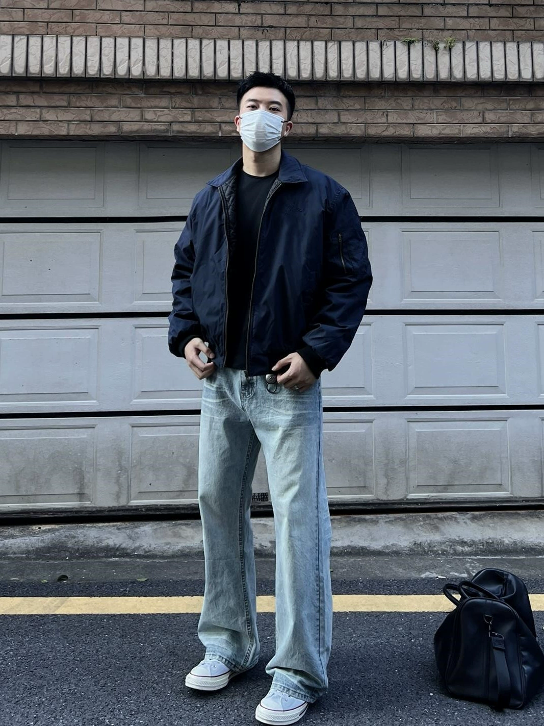 Куртка мужская (Carhartt) стиль MA-1 пилот, тонкий хлопок, осень–зима, чистый крой