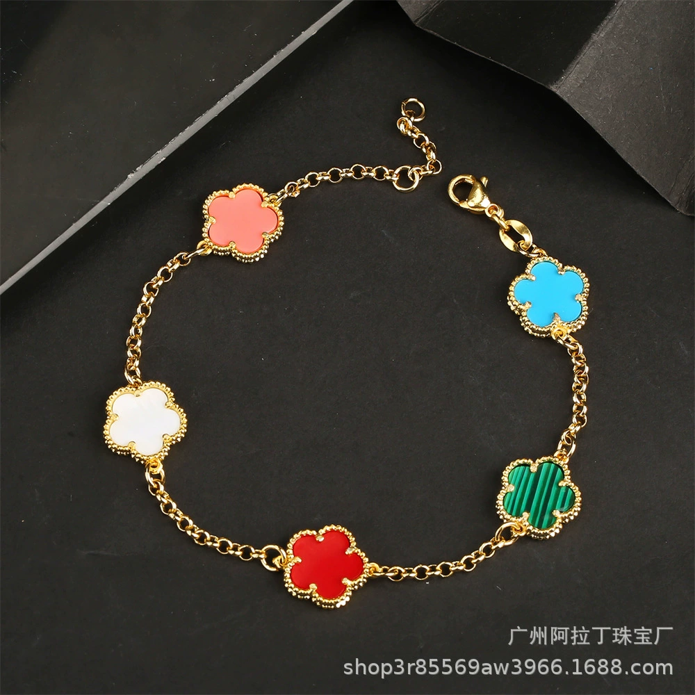 Поясное браслет из агата малахитовый, Aliexpress, (跨-border торговли), цветочный