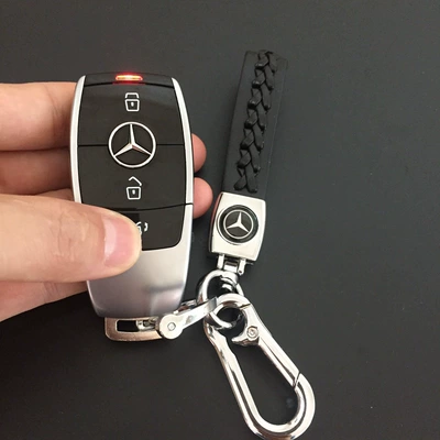 Car Keys – Simulation Car Key - new-mercedes-benz-black-model-with-circuit-board-lights-up-open-teeth-and-buckle