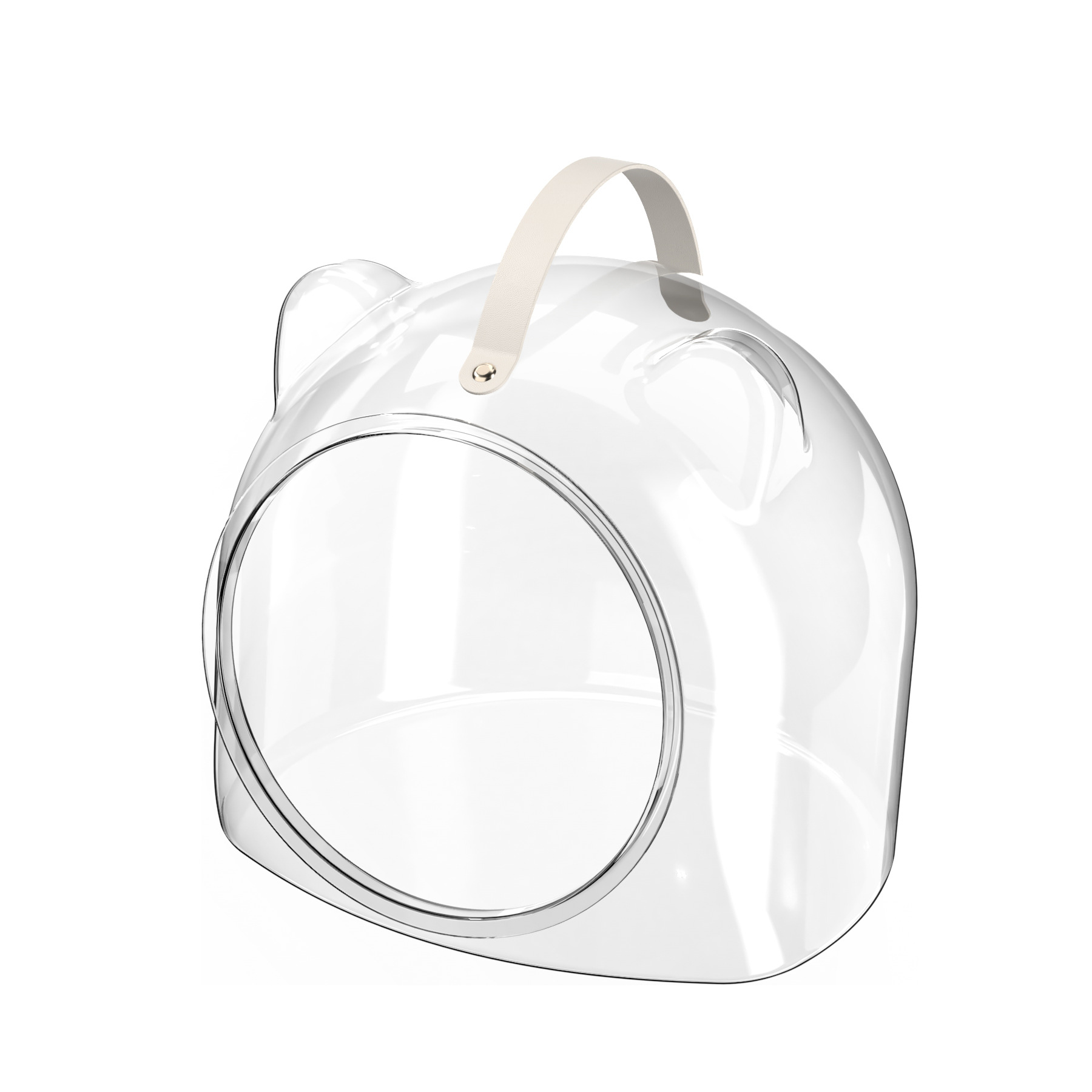 Nido de gatos cuatro estaciones general cápsula espacial sala semicerrada nido de mascotas cama de gato de plástico transparente nuevo nido de mascotas transfronterizas