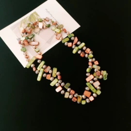 项链;毛衣链;胸针