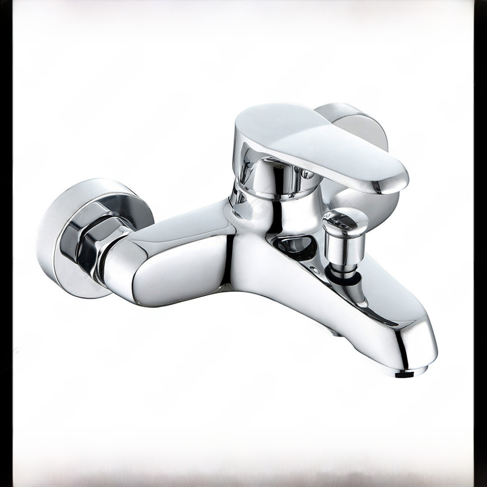 Copper shower faucet hot and cold water two-connection shower faucet concealed shower switch solar water heater cross-border export 5