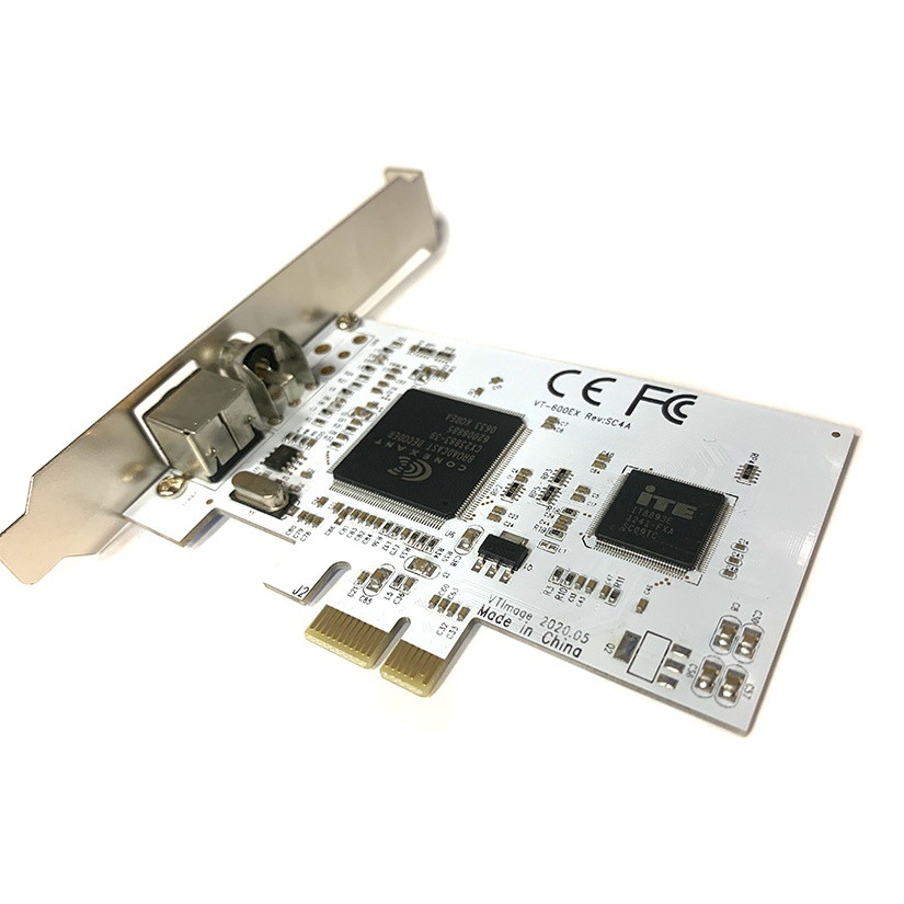 E Zhou PCI-ElAV tarjeta de captura PCIE a AV monitoreo médico HD Tarjeta de captura de vídeo CX23881 chip