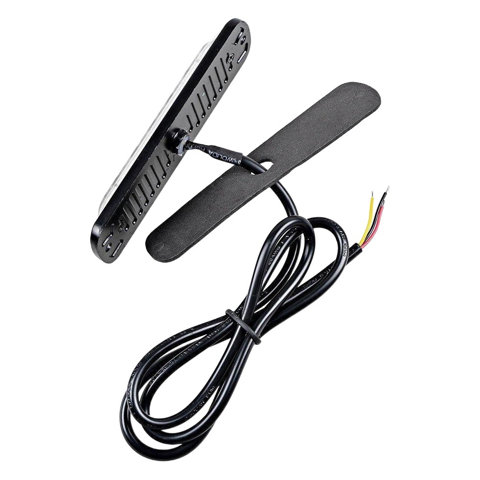 YH camión luz lateral 6 luces flash luz media luz flash ultra-Delgado luz lateral 12V-24V 18 modo