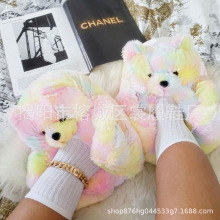 Teddy bear slipper̩ͨЬëqӺëëfur slides