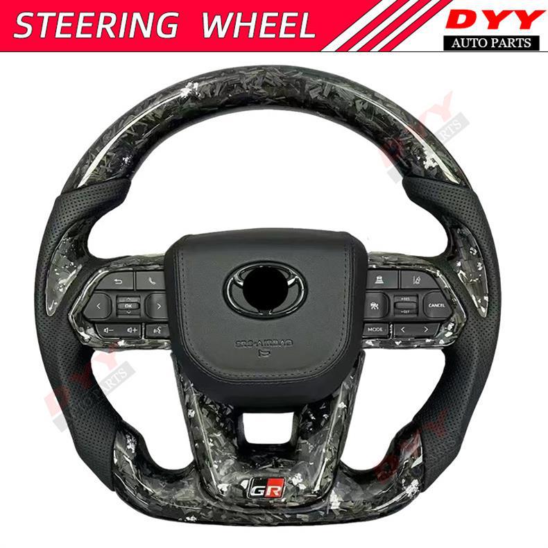 Toyota Lc Alphard 80 Series Hilux Land Cruiser Crown Forged Carbon Fiber Steering Wheel
