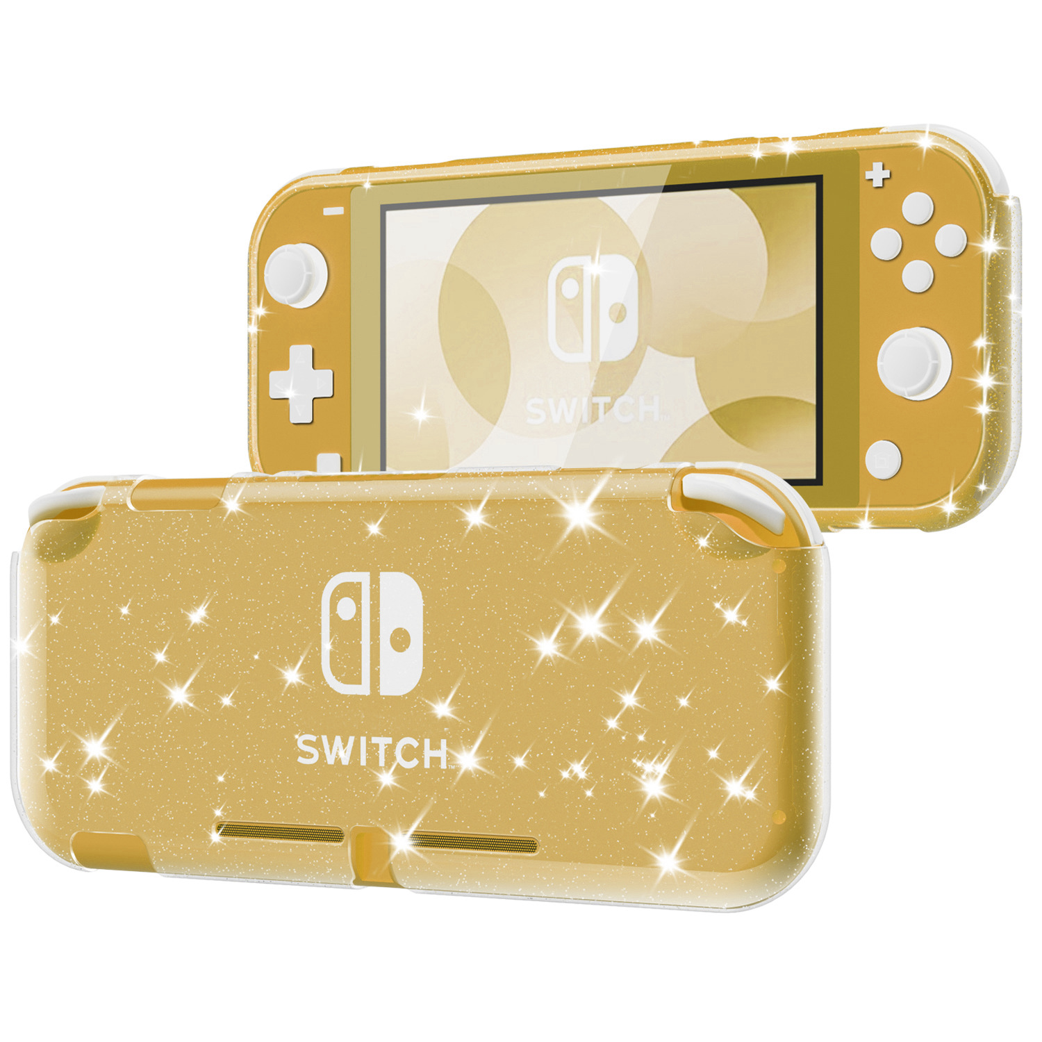 Interruptor Lite funda protectora transparente Nintendo máquina de juego TPU resistente a la caída de la funda protectora integrada ventas directas de la fábrica image 1