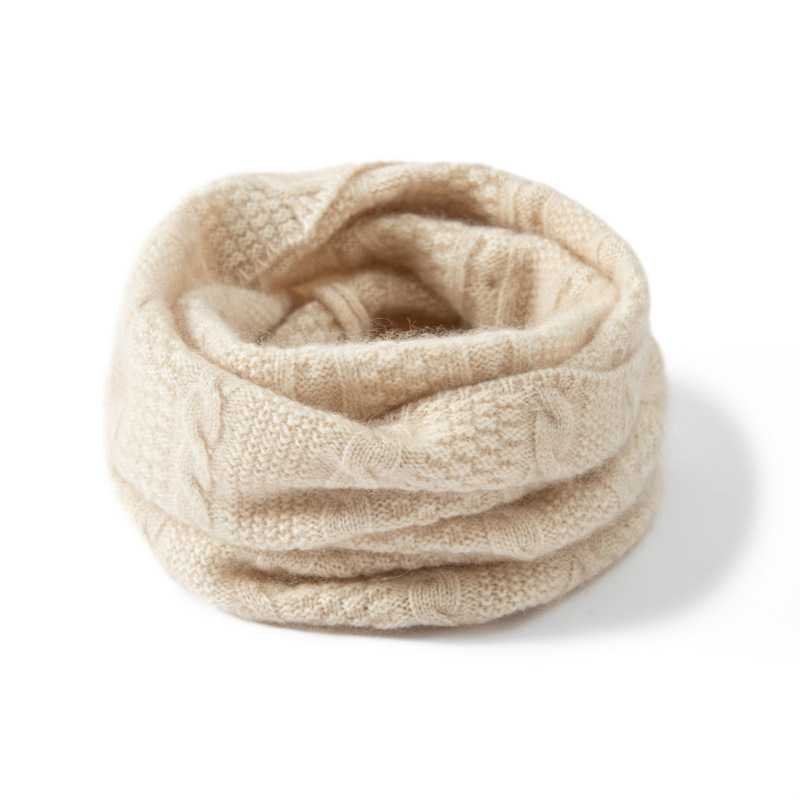 Lakasa Knitted Cashmere Neck Warmer for Men and Women, Winter Versatile Warm Fake Collar Neck Protector