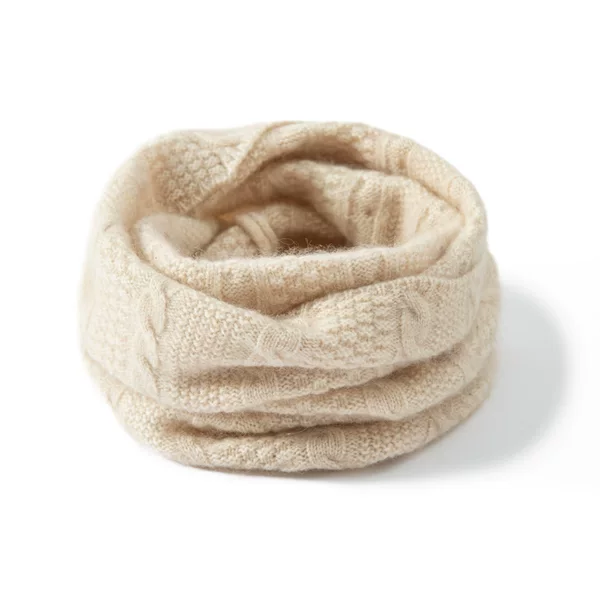 Lakasa Knitted Cashmere Neck Warmer for Men and Women, Winter Versatile Warm Fake Collar Neck Protector
