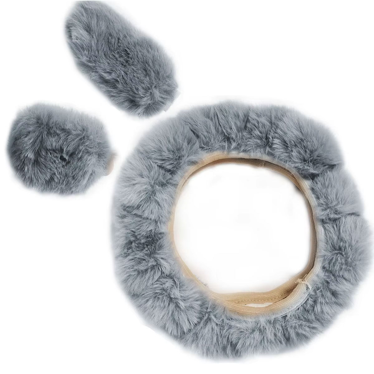 Cuatro temporadas de manejo de volante de automóvil general transfronterizo de manejo de automóvil de comercio electrónico al por mayor manejo de volante de peluche