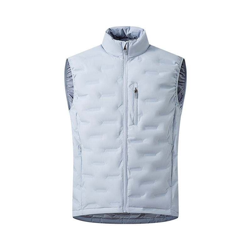 Chaleco de Plumas Ligero para Exteriores de Plumón de Pato Blanco Térmico e Impermeable para Uso Casual image 10