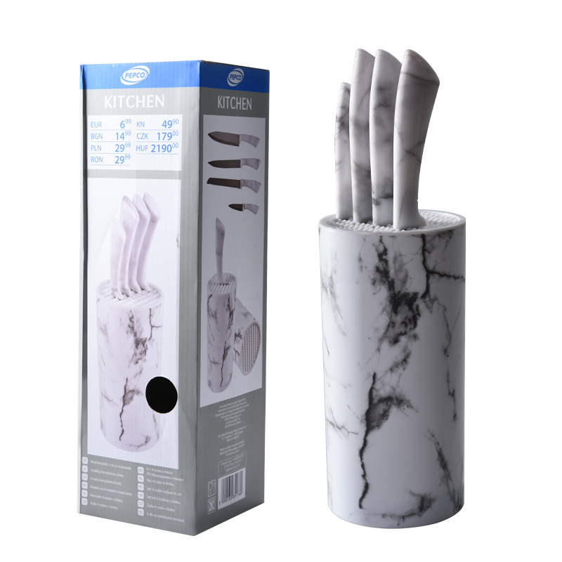 Fábrica directa nuevo mármol de cocina herramientas domésticas con cuchillo de cuchillo con cuchillo de cuchillo de acero inoxidable