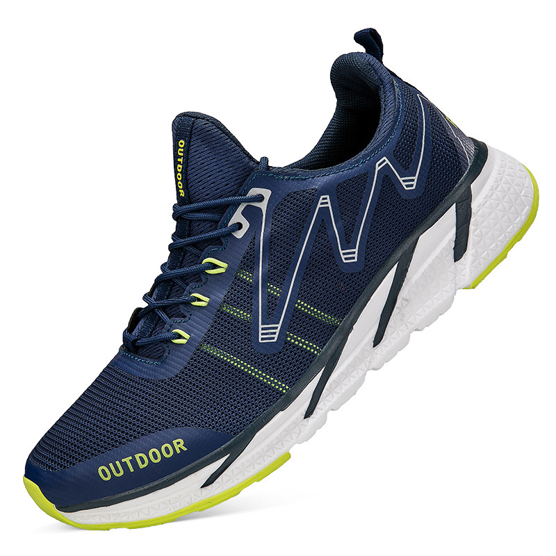 Nuevos zapatos transfronterizos para hombres, zapatos transpirables, zapatos de moda casuales ligeros y versátiles, zapatos deportivos de moda, talla grande para hombres 36-45