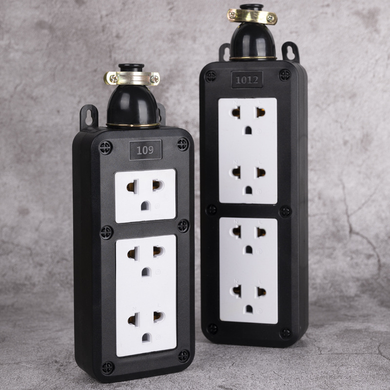 东南亚泰国 无线可自行接线防摔防压PVC 全铜大功率排插地拖插座