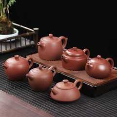 朱泥紫砂茶壺原礦半手工紫砂鳳鳴壺功夫茶具泡茶壺中式大容量單壺