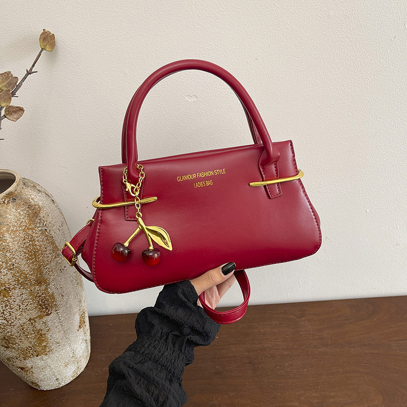 2026 New High-End Solid Color Handbag for Women, Versatile Shoulder and Crossbody Bag, Export Bag, Lady Bags