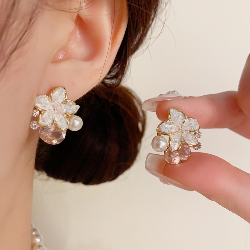 Cubic Zirconia And Pearl Stud Earrings, Delicate And Versatile For Work, Commute And Daily Wear. Hypoallergenic, Tarnish-resistant And Durable For Lon_voghion.com