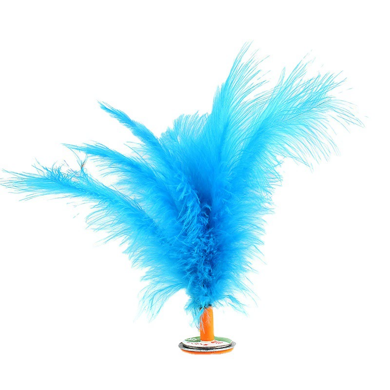Перо для метания (птенцовый волан) цветной, для детского сада, школьников, фитнес-соревнований, прыжков ногой, спортивный волан