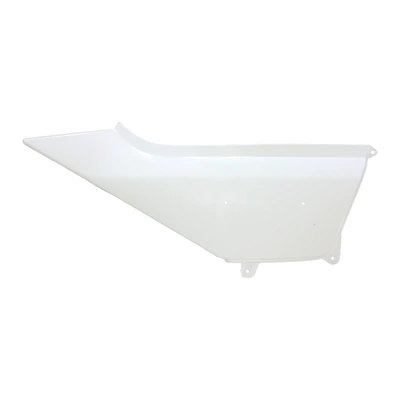 Motorcycle Fender: Accessories Side Panels - left-middle-plate-white-embryo