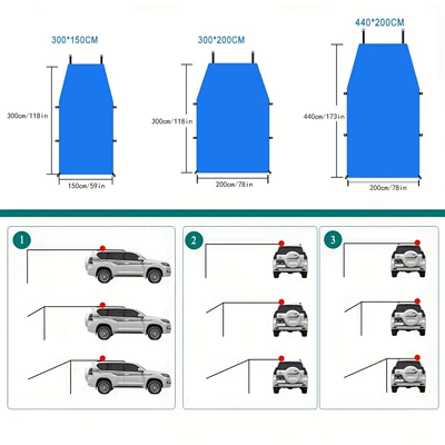 Avtomobil yan çətirləri – car awning side pergola outdoor