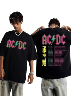 RockBandPwrUpWorldTour2024PrintT-shirtforMenWomen��