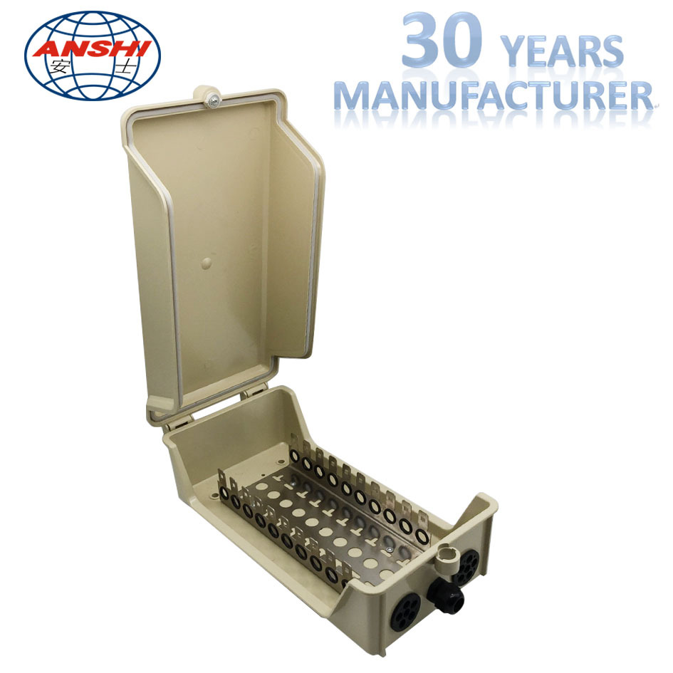 厂家直销 接线盒 防水 室外100对卡接模块电话分线盒钢架铝合金盒