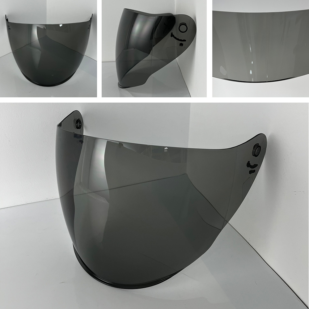 Four-Quarter and Three-Half Helmet Lenses for Day and Night, Suitable for Of608 Electric Vehicle Helmet Lenses, Sun Protection Electroplating