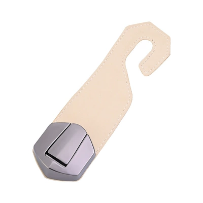 Car hanging hook suede car hook - hidden-hook-beige