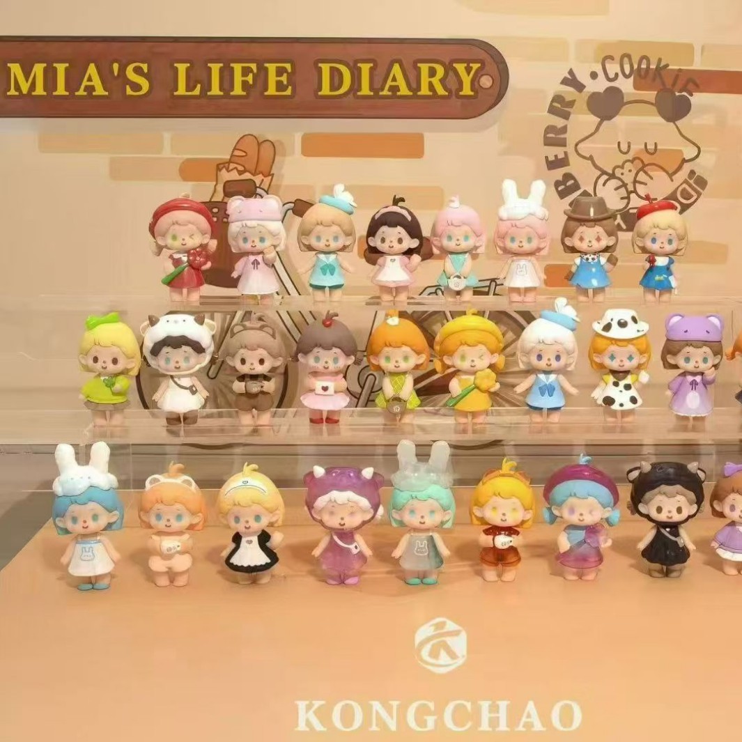 New Mia Mia Life Diary Cute Trendy Blind Box Figure Toy Tiktok Live Box Wholesale